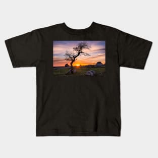 Sunset at Dog Rocks Kids T-Shirt